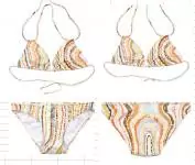 2019U swimwear paul smith discount femmes bikini britain ps1008 blance